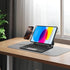 Powerology DynaBoard Wireless Keyboard Case with MagSafe Phone Holder for iPad 13-Inch M4 - Black