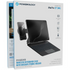 Powerology DynaBoard Wireless Keyboard Case with MagSafe Phone Holder for iPad 13-Inch M4 - Black
