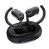 Powerology ENC TWS Air Conduction Earbuds with Display Charging Case - Black