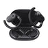 Powerology ENC TWS Air Conduction Earbuds with Display Charging Case - Black