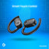 Powerology ENC TWS Air Conduction Earbuds with Display Charging Case - Black