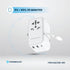 Powerology GaN Universal Charger with Retractable Type-C Cable