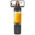 Powerology Magblend Portable Blender with Magnetic Phone Holder - Black