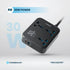 Powerology 3250W 3AC Power Strip with PD 30W - Black