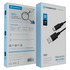Powerology Power Sync Flex USB-A to USB-C Cable PD 20W - Black
