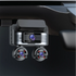 Powerology Sentra 4-Lens 2K Dash Camera with Rear Camera and GPS - Black