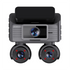 Powerology Sentra 4-Lens 2K Dash Camera with Rear Camera and GPS - Black