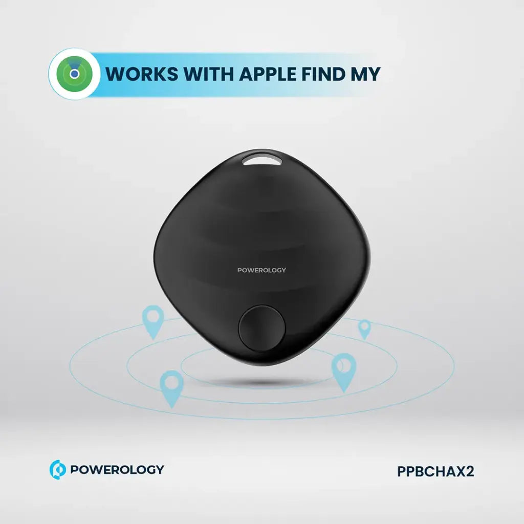 Powerology Smart Tag Tracker - Black | IT Care Kuwait