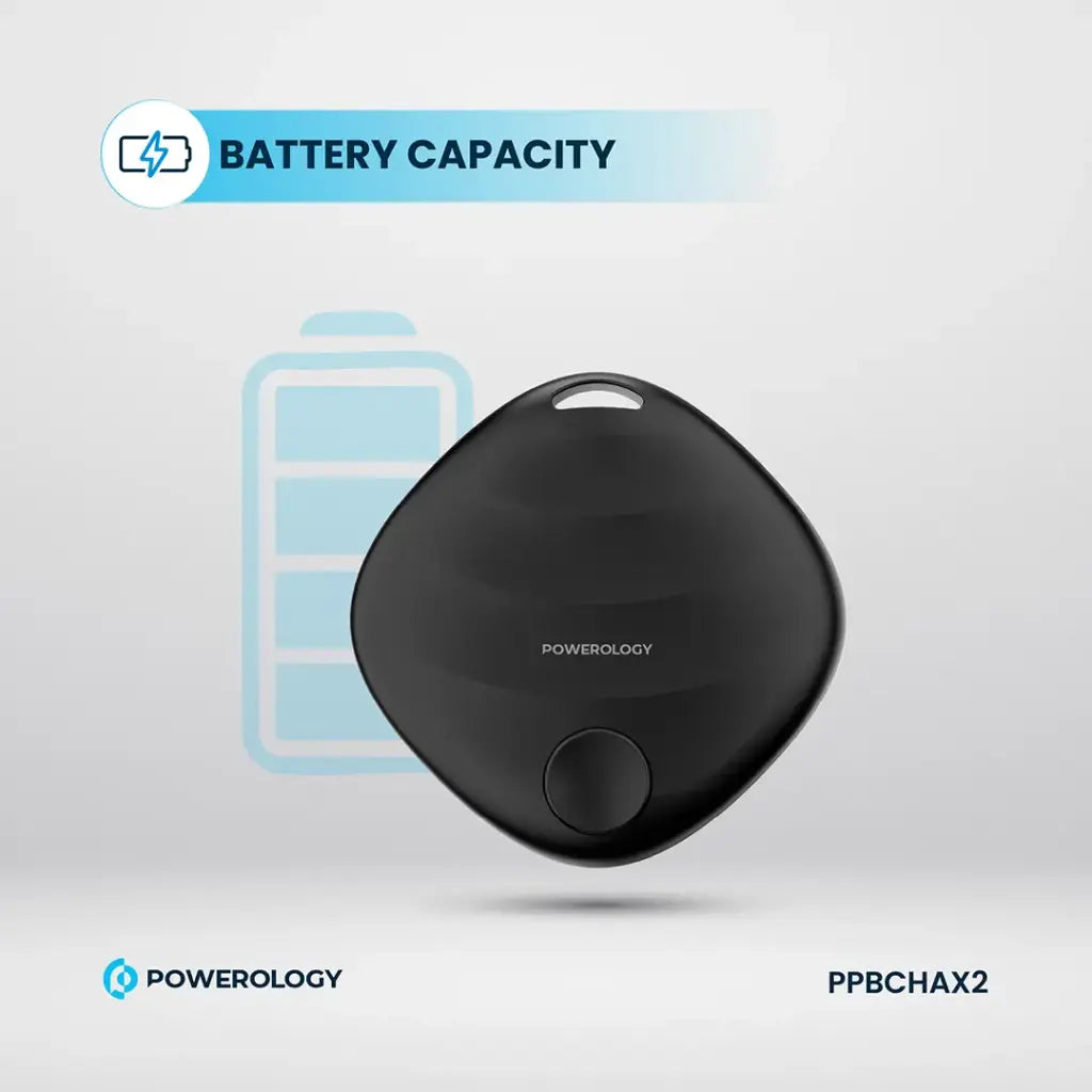 Powerology Smart Tag Tracker - Black | IT Care Kuwait