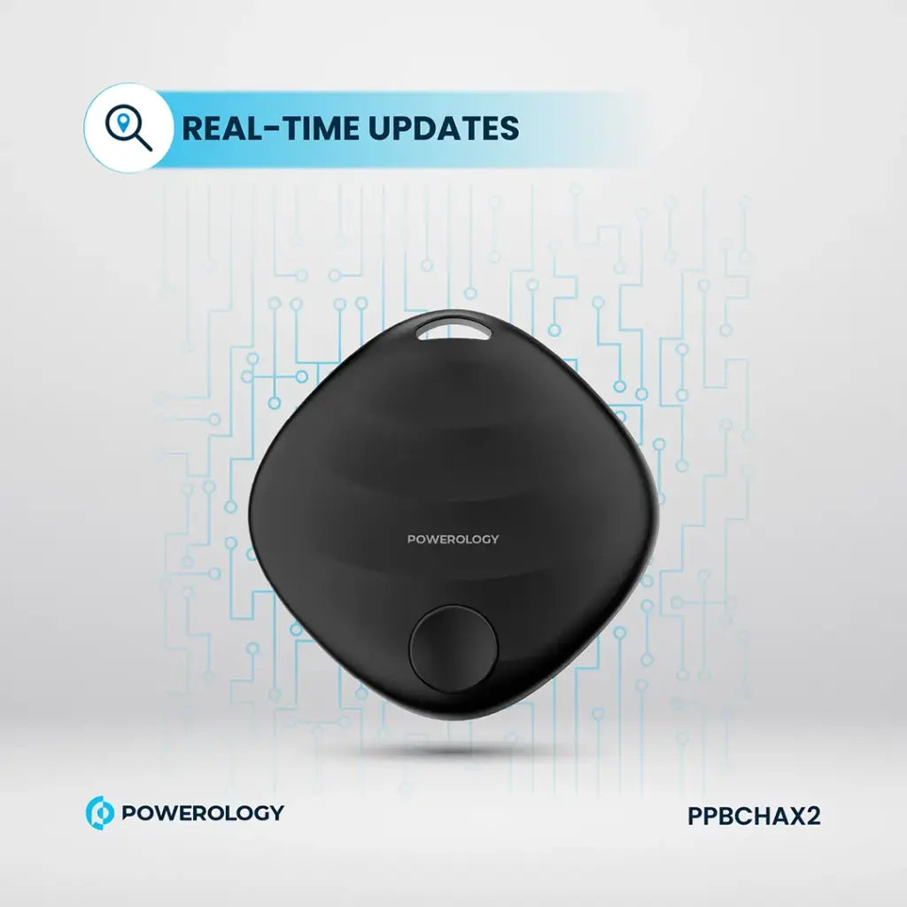 Powerology Smart Tag Tracker - Black | IT Care Kuwait