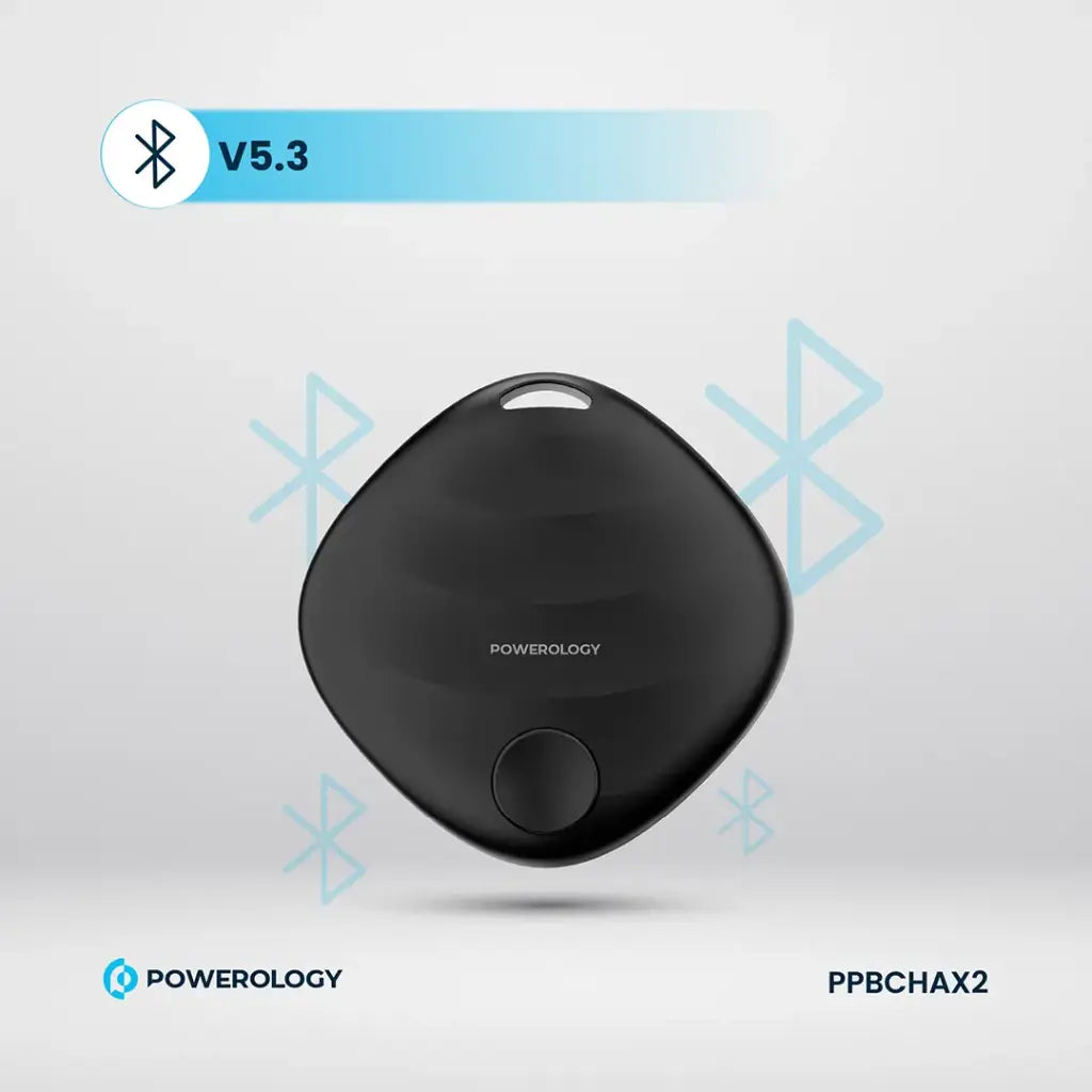 Powerology Smart Tag Tracker - Black | IT Care Kuwait