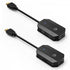 Powerology Wireless HDMI Mirroring Adapter Pair with USB-C Cable Full HD 1080P - Black