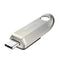 SanDisk Ultra Luxe USB Type-C Flash Drive 128GB 400MBs Silver | IT Care Kuwait