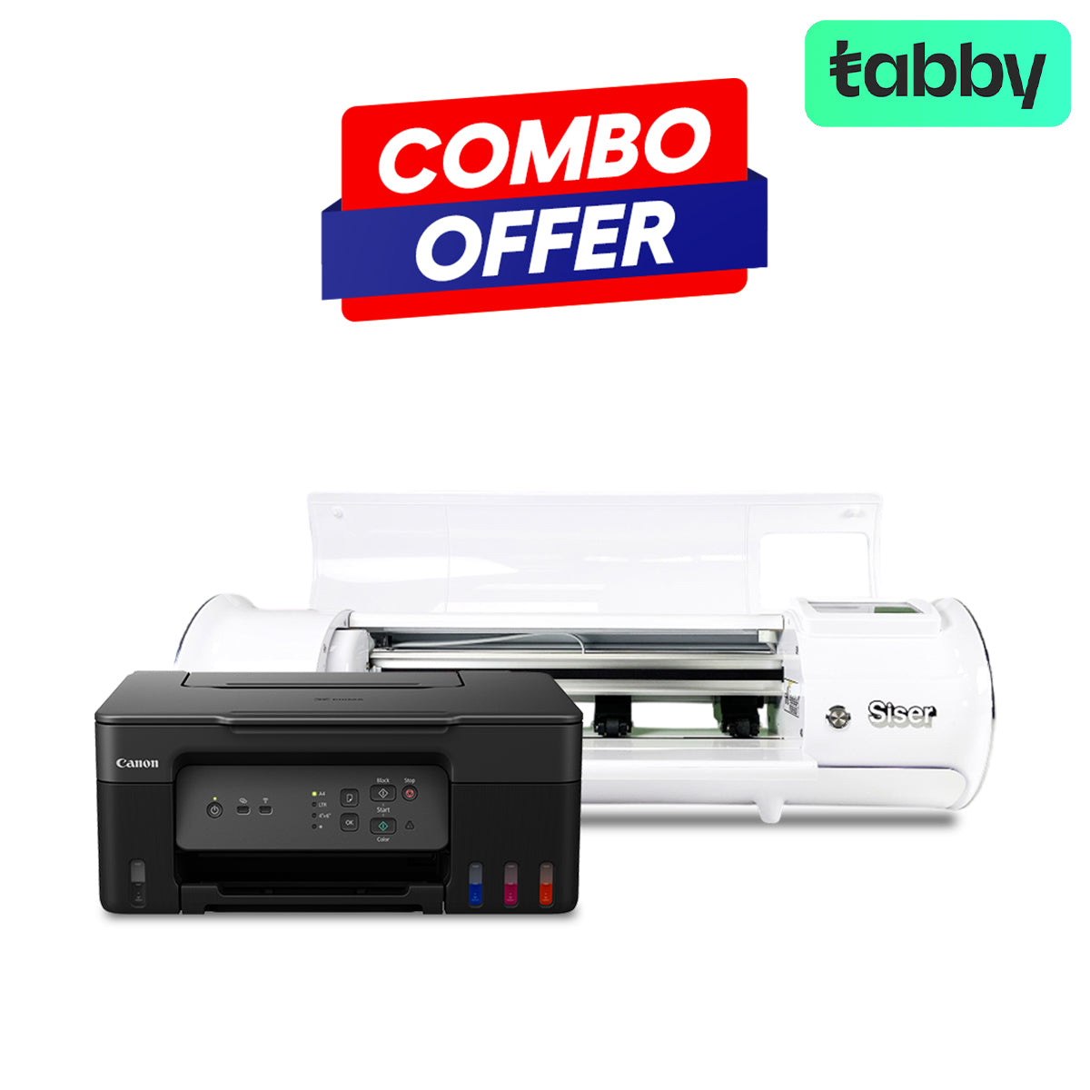 Siser Juliet Vinyl Cutting & Canon G3430 Sticker Printing Complete Business Starter Bundle