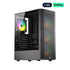 Twisted Minds PHANTOM II TM-PHANTOMII-B Mid Tower Gaming Case - Black
