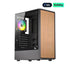 Twisted Minds WOODX TM-WOODX-B Mid Tower Gaming Case - Black
