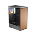 Twisted Minds WOODX TM-WOODX-B Mid Tower Gaming Case - Black