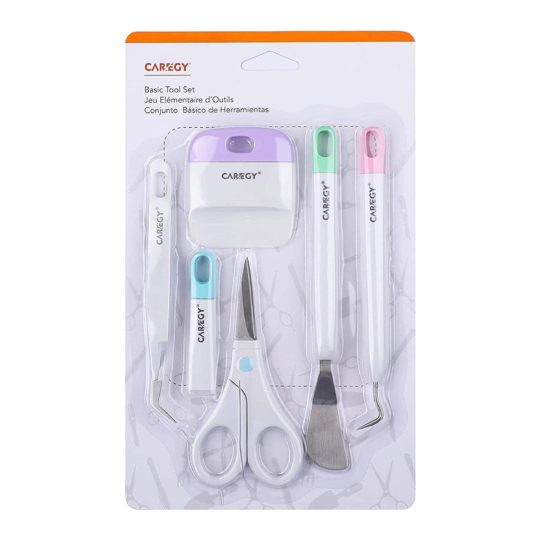 CAREGY Precision Vinyl Weeding Tools Set – Ideal for Cricut, Silhouette, Siser, Oracal 631/651/751 Vinyl Crafting