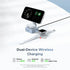 UGREEN W752 2-in-1 25W Qi2 Magnetic Wireless Charger Foldable Stand - Space Gray