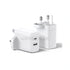 UGREEN 20W 2-Port USB-C Fast Charger UK Plug - White