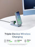 UGREEN W757 25W 3-in-1 Qi2 Magnetic Wireless Charger Foldable Stand - Space Gray