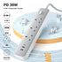 UGREEN CD286 3-Outlet Surge Protector Extension Cord with Master Switch and 30W USB-C Port