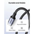 UGREEN US261 USB-C to USB-C 60W Fast Charging Cable 1m - Gray Black