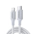 UGREEN US304 USB-C to Lightning MFi 20W PD Fast Charging Cable 1m - Silver