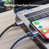 UGREEN US304 USB-C to Lightning MFi PD Fast Charging Braided Cable 1m - Silver