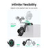 UGREEN LP405 Waterfall-Shaped Suction Cup Car Phone Mount - Black