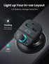 UGREEN CD229 Bluetooth 5.0 FM Car Charger 3-Port with PD, QC 3.0, USB Flash Drive and TF Card Support - Black