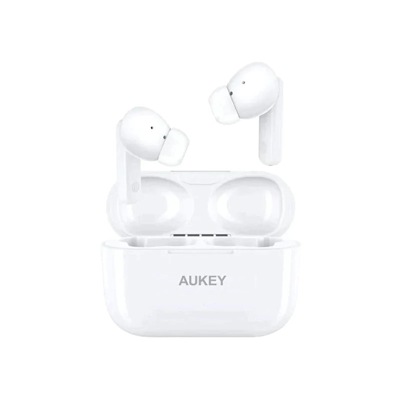 Aukey BT Earbuds Move Mini – Active Noise Cancellation – White
