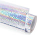 Silver Glitter Vinyl Sticker Roll (GLT01) – 50cm x 1m