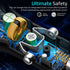 شاحن سيارة بروميت VolTrip-Uni – منفذ USB 3.4 أمبير؛ كابل متعدد الموصلات