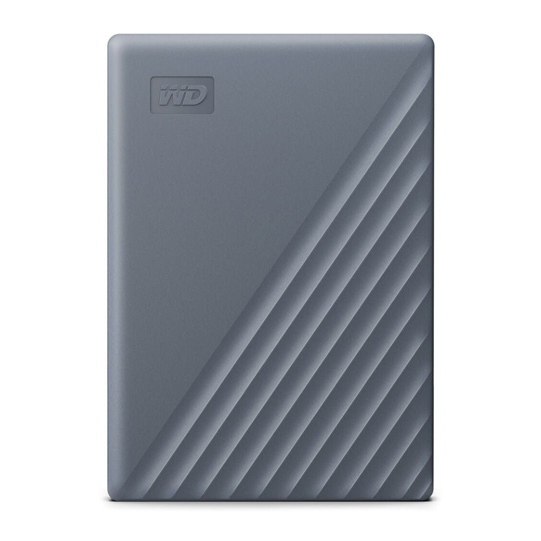 WD My Passport – 2TB / USB 3.2 Gen 1 / Work with USB-C / Silicon Grey / External Hard Drive