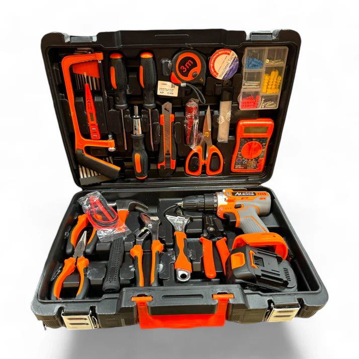 Huntar 21V Cordless Drill Set with 253 Pieces - MS531905