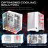 GAMEON Valkyrie I Series ATX Mid Tower Gaming Case – White