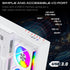 GAMEON Valkyrie I Series ATX Mid Tower Gaming Case – White