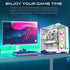 GAMEON Valkyrie I Series ATX Mid Tower Gaming Case – White