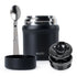 Buzio Kids Stainless Steel Food Container 350ml - Black | IT Care Kuwait
