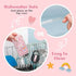 Buzio Kids Water Bottle with Straw Lid 500ml - Unicorn