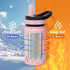 Buzio Kids Water Bottle with Straw Lid 500ml - Unicorn