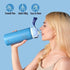 Buzio Pop Up Series Triple-Wall Insulated Sports Water Bottle 1L - Blue