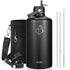 Buzio Duet Series Gallon Bottle with 2 Lids and Sleeve 3.8L - Black | IT Care Kuwait
