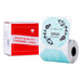 Phomemo Printer Labels Round Colorful 50 x 50mm Sticker Label – 1 Roll (140 Labels/Roll) - XY5050-TC