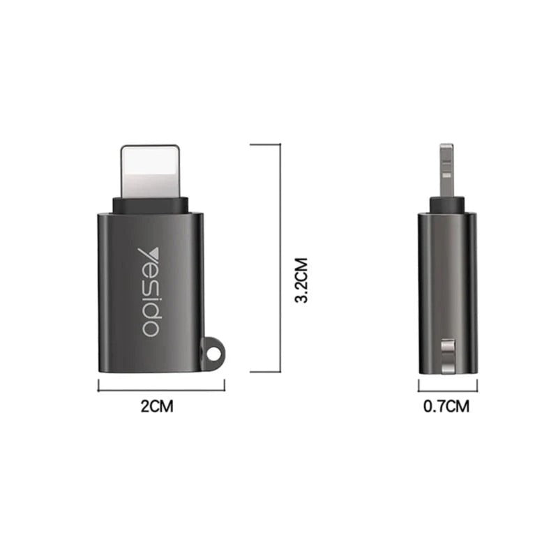 Yesido GS14 Lightning OTG إلى USB 3.0 لنقل البيانات بسرعة فائقة