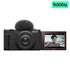 Sony ZV-1F Vlogging Camera – 20.1MP 1" Sensor with 20mm f/2 Lens, 4K Video & Flip Touchscreen (Black)