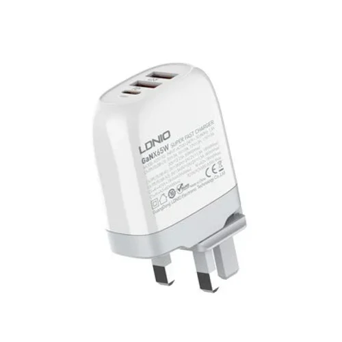 LDNIO A3511Q 65W GaN Super Fast Charger with USB-C Cable