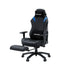 AndaSeat Luna Pro Large PVC Leather Gaming Chair with Footrest - Black/Blue