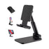 Adjustable Foldable Cell Phone Tablet Stand Height Angle Adjustable Black | IT Care Kuwait